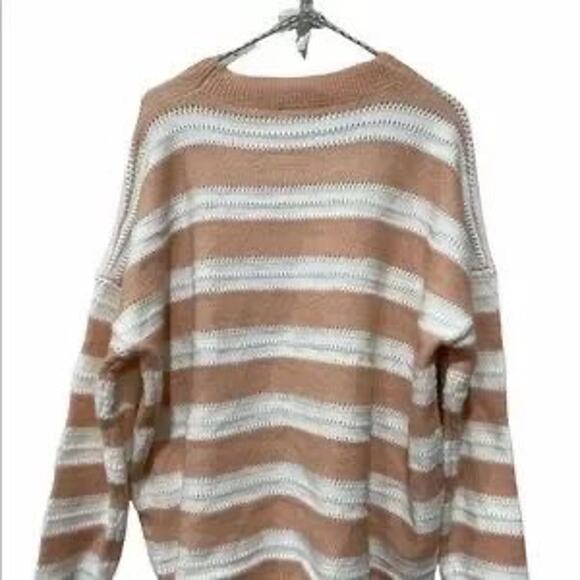 FRNCH Paris Nadiege Striped Boxy Sweater Size S/M New with Tags - Picture 8 of 8